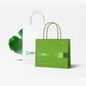 Branded 'JanCare' Shopping Bag Mockup
